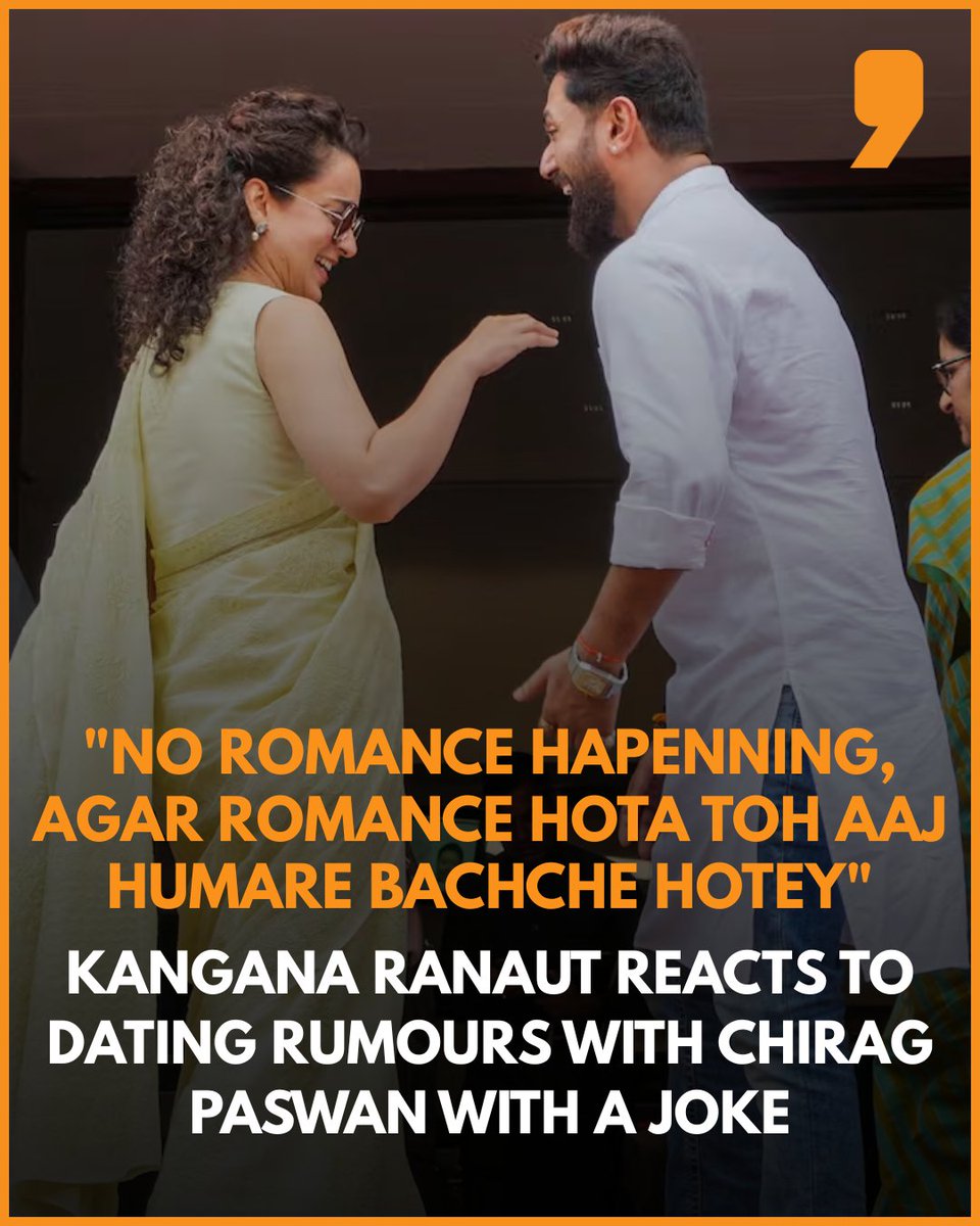 News9Tweets's tweet image. #KanganaRanaut recently addressed rumours about her relationship with #ChiragPaswan, putting the speculation to rest with a lighthearted remark.

#joke #rumours