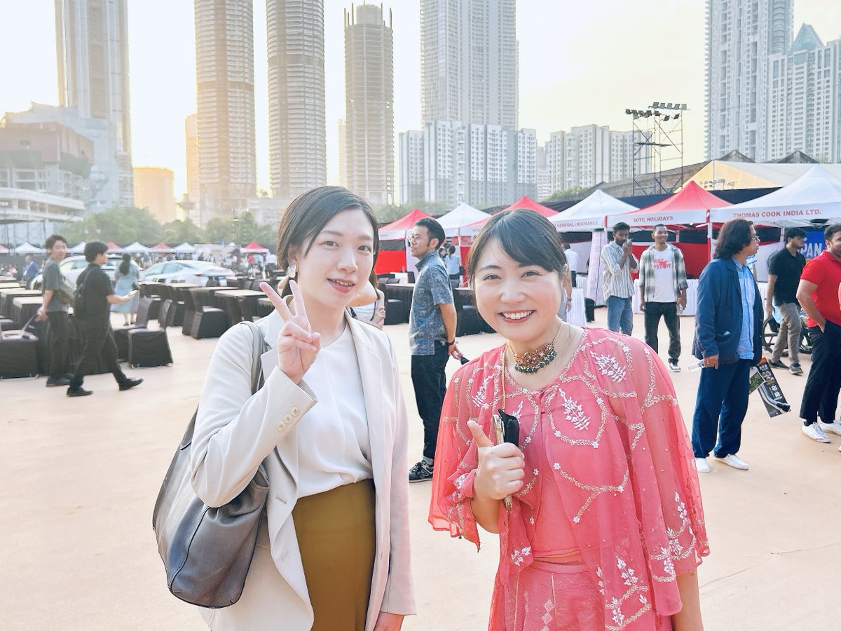 takiyori0608's tweet image. ムンバイにて、インドの住友不動産さん主催のJapan Matsuri in Worliに行ってきました🇯🇵🇮🇳 
久しぶりにインフルエンサーのまよちゃんに会った🥰🙌@MayoLoveIndia 
今日も行きます！
#mumbai