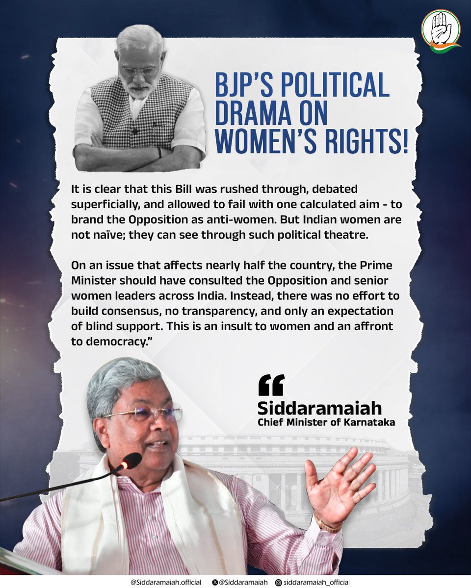 Siddaramaiah tweet media