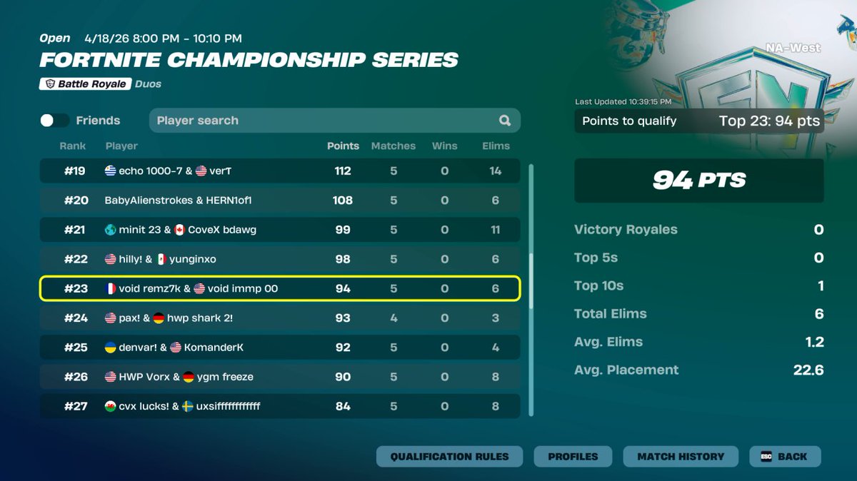 Void Esports tweet media