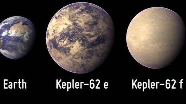 JaybayMcC's tweet image. #Today in #Science #History April 18, 2013
Astronomers announced the discovery of two Super Earth exoplanets possible of supporting life.  These planets are special because they orbit in the habitable zone of the star Kepler-62 1,200 light years away in the Constellation Lyra.