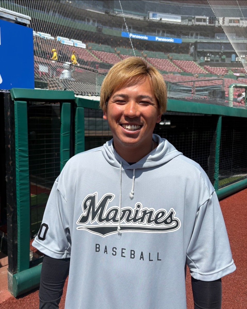 #愛斗 選手が本日一軍合流です。
#chibalotte #広報