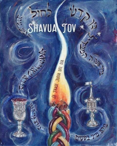 Shavua Tov!!! 
Nueva semana, nuevas oportunidades para crecer, corregir y elevar el alma.
Semana para dejarnos sorprender, eso es vivir, de nosotros esta como queremos recibir  todo lo que nos llega.
Que la luz del Shabbat nos acompañe toda la semana.
Brajá, shalom y emuná.