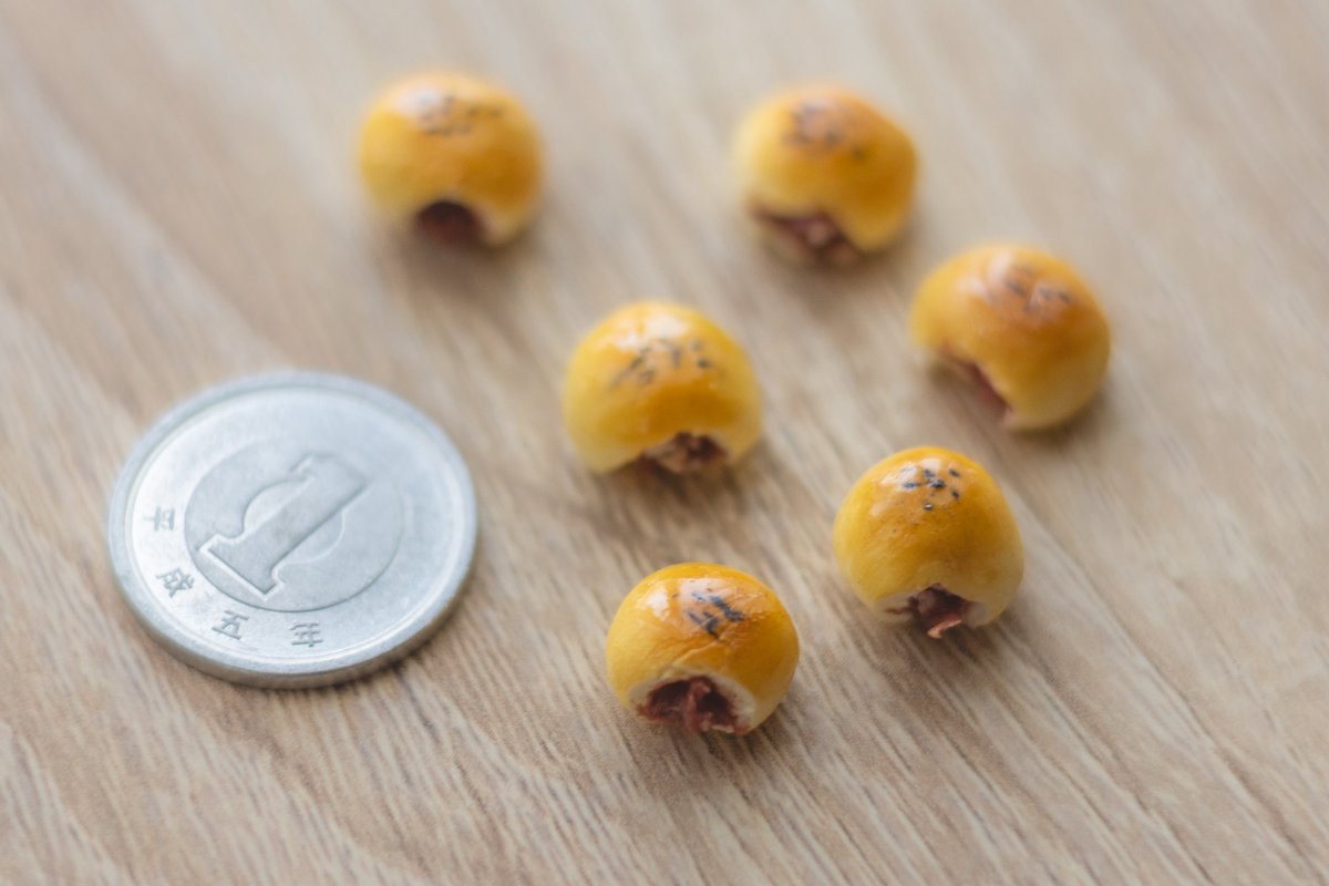 potandorinew's tweet image. ミニあんぱんできました！
ちっさ！
#ミニチュア
#miniature
#ハンドメイド
#ミニチュアパン