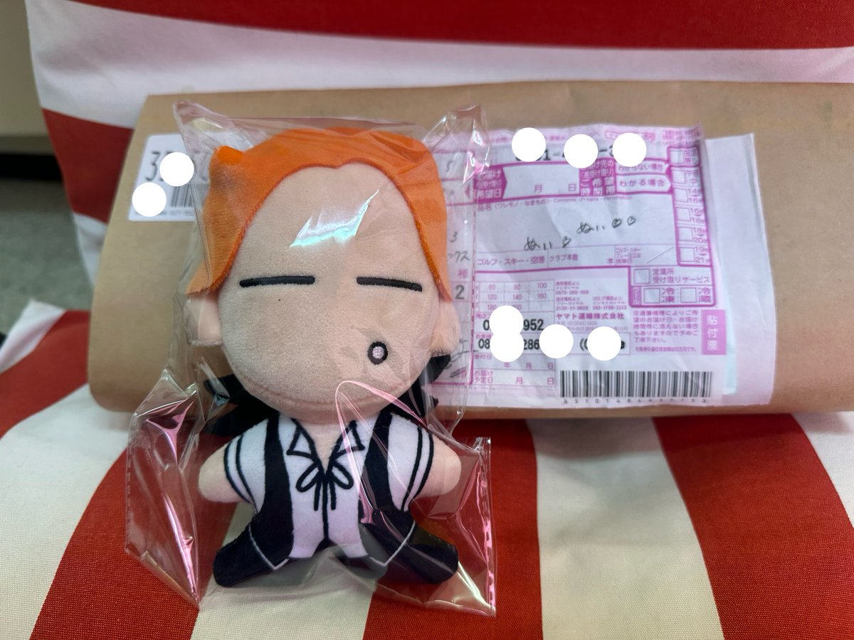 ぬい届いたー🧡 嬉しいー🧡🧡🧡 淳士さん🍊ありがとうございます