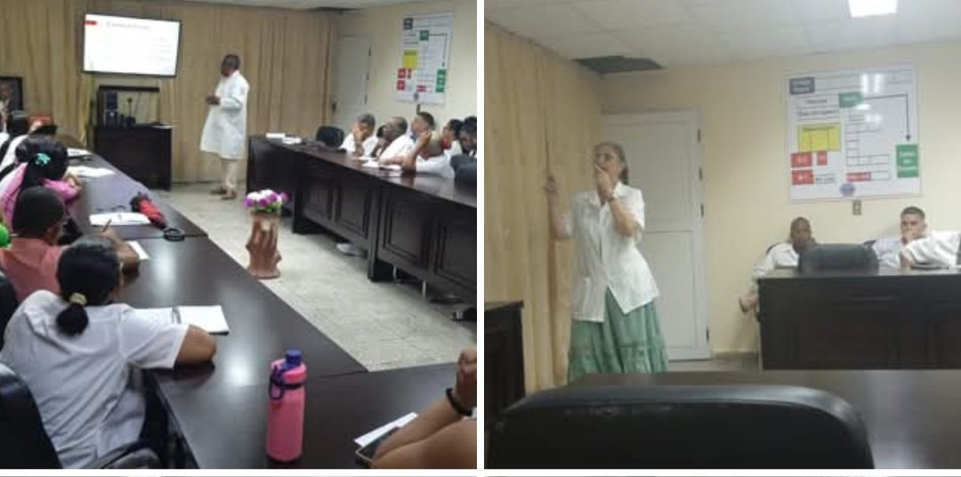 Esta fue una semana de superación académica sobre temas del programa materno -  infantil y otros relacionados con la atención médica en situaciones de desastre.#CubaPorLaSalud