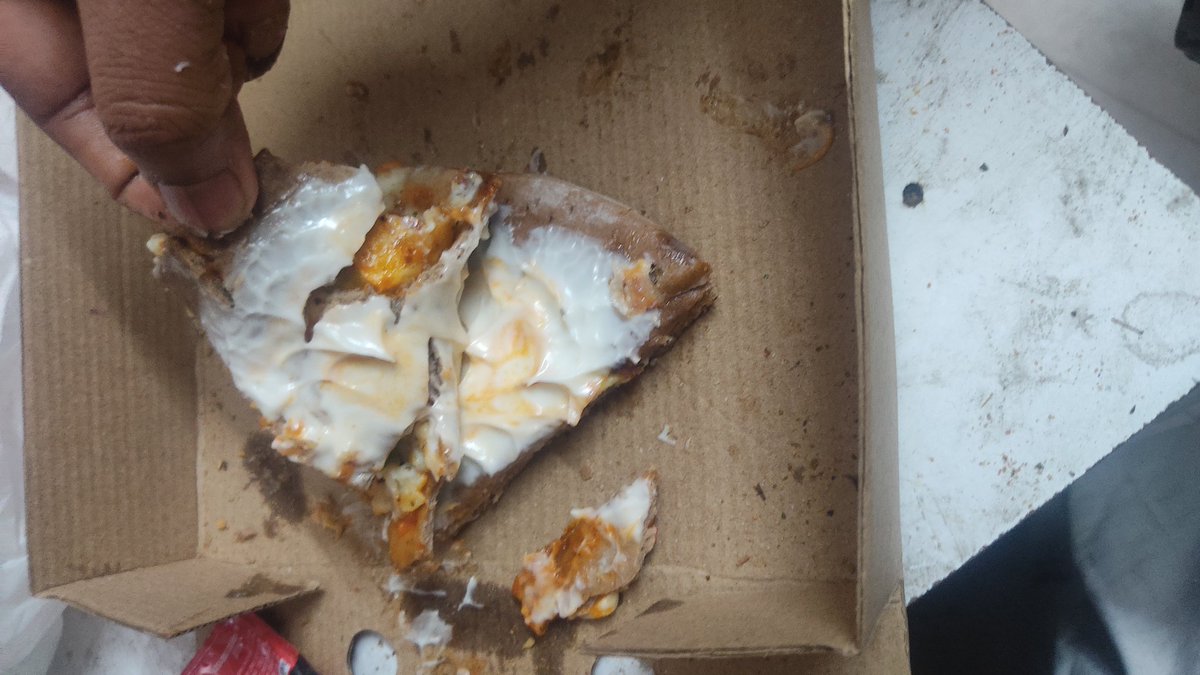 Blue_naturee's tweet photo. @zomatocare @zomato 

Kal Maine pizza order Kiya tha 
Aur ye deliver hua 

Complain bhi kya but still no response https://t.co/JYmgqgTUt7