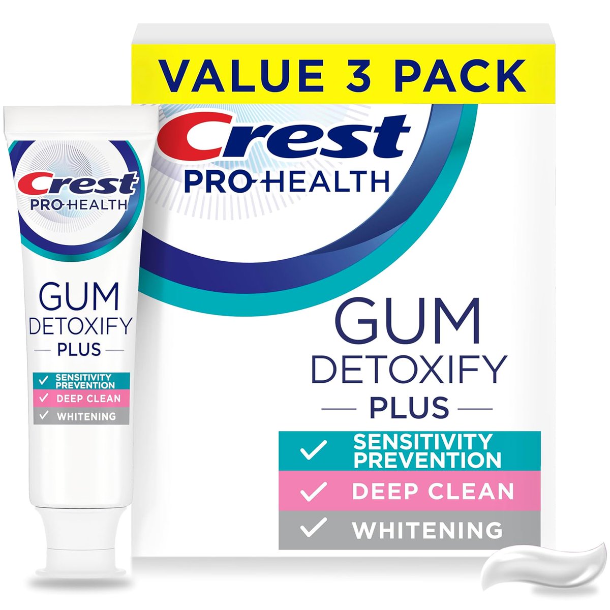 DealsGuys's tweet image. Crest Pro-Health Gum Detoxify Plus Toothpaste 4.5 oz Pack of 3

🛒 amzn.to/4jwbvwt

#amazon #sale #deals