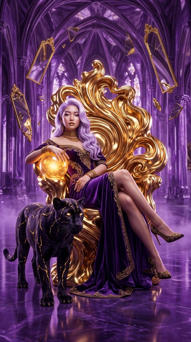takamaru_jump's tweet photo. QT Gold and Purple
Crowned in Violet, Drowned in Gold.
#Purple #Gold #ColorGirl https://t.co/6PI4JiNIJD