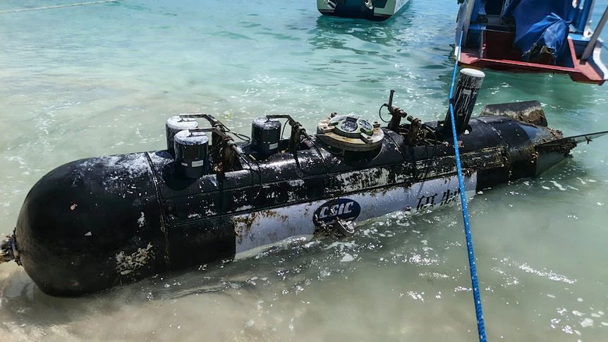 🇨🇳🇮🇩🇦🇺 An Indonesian fisherman just accidentally exposed China's underwater spy network.

He pulled a 3.7-meter torpedo-shaped acoustic sensor out of the Lombok Strait.

Built by China's 710 Research Institute, the military arm of state shipbuilding giant CSIC.

Not a fishing
