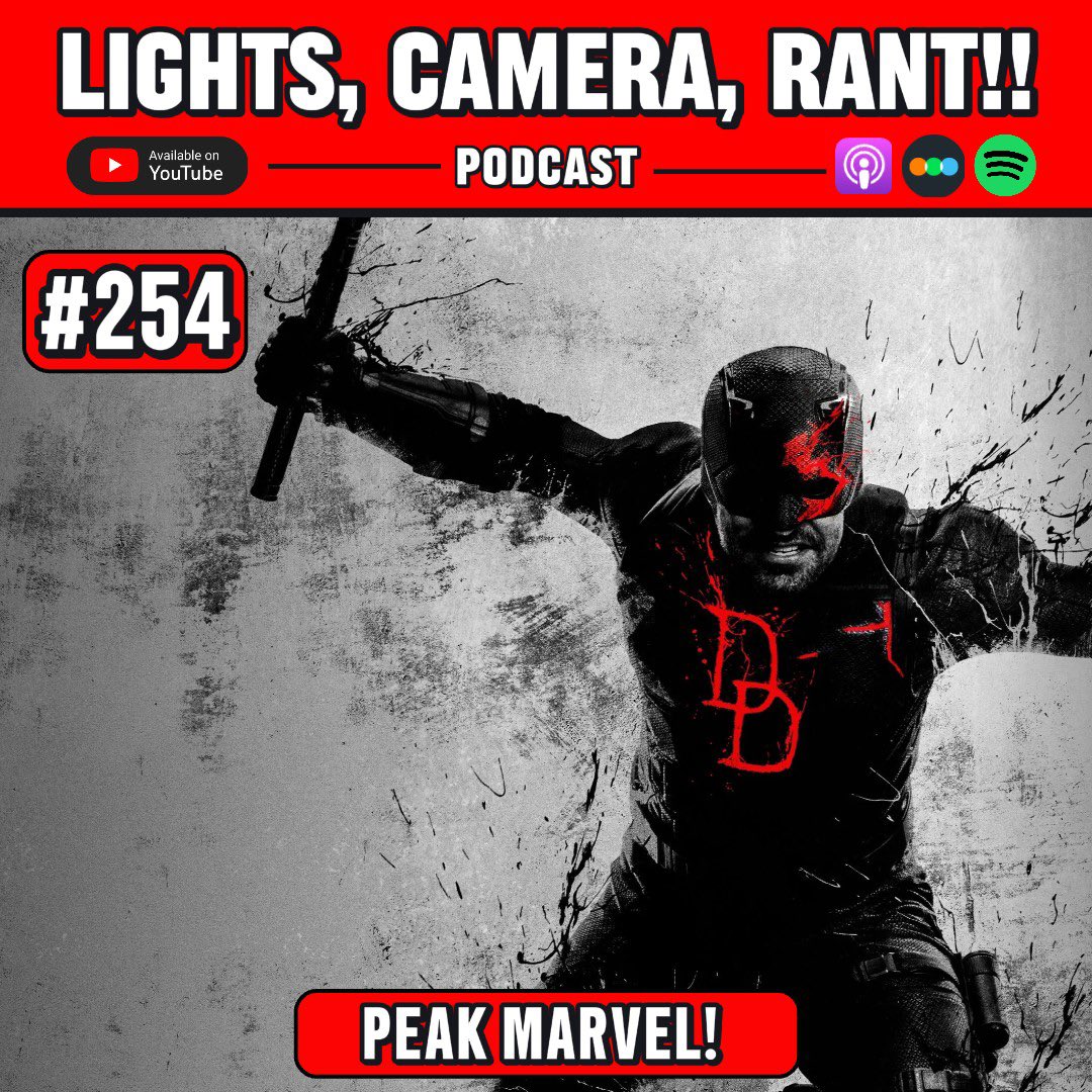 LightsCameraRNT's tweet photo. New Episode Alert 🚨

#254 -Scream 8!? | Doomsday Trailer!? | Daredevil: Born Again S2 💥

🔥OUT NOW🔥

#daredevil #invincible #news #reviews https://t.co/9UOCp3CANO