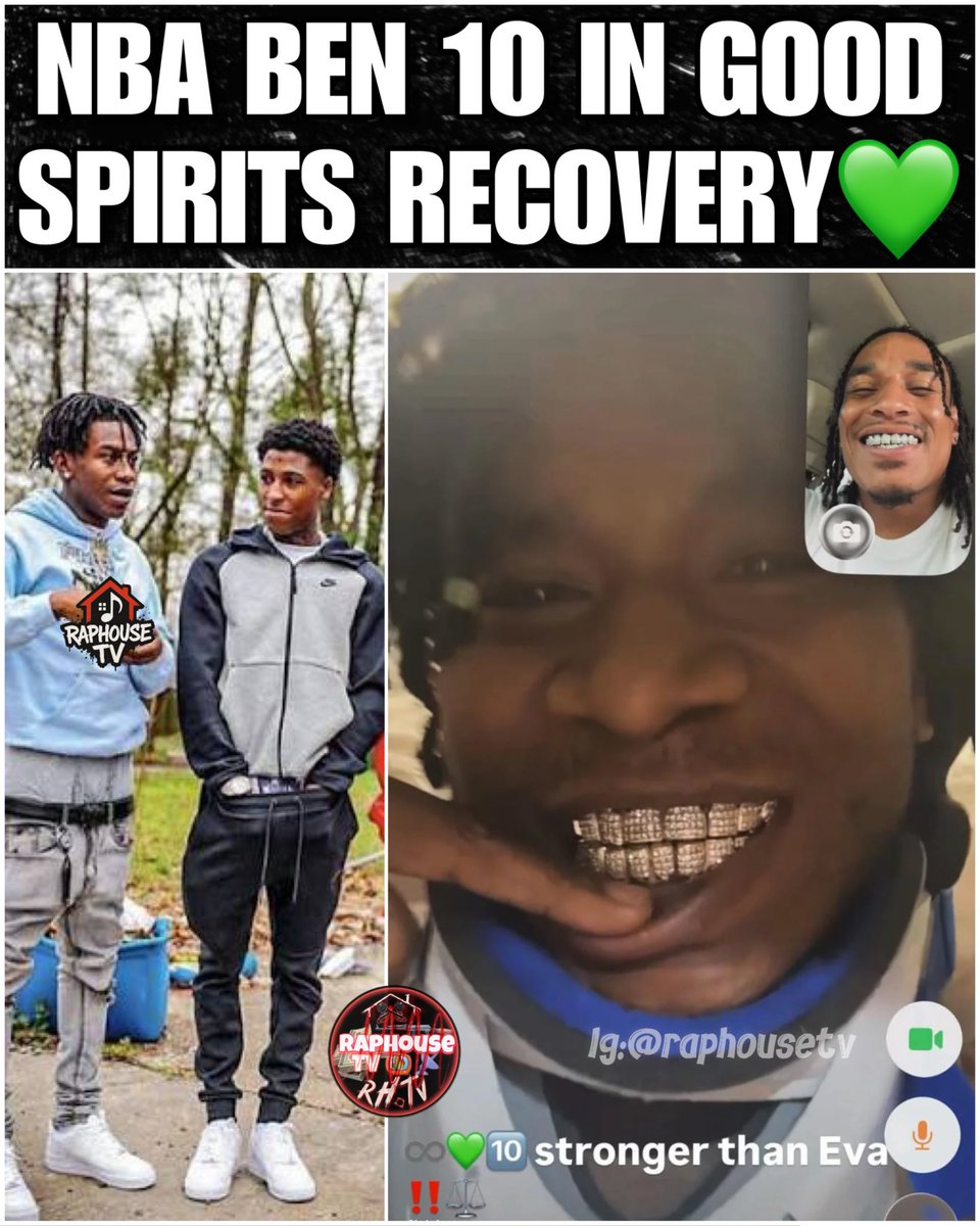 NBA Ben 10 in good Spirits on the road to recovery💚‼️