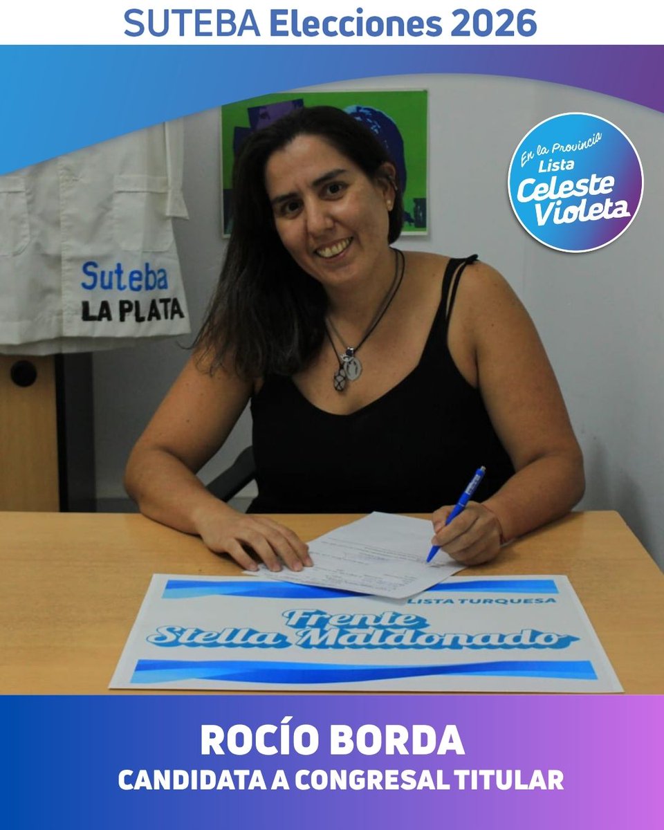 PatriaCompa's tweet photo. Presentación de la Lista del Frente Estela Maldonado de SUTEBA, felicitaciones @⁨rocíoNaiaraTa⁩ nuestra candidata preferida!!! 💞💝✌🏾✌🏾👏🏾👏🏾 https://t.co/Z5ZfLk4fG7