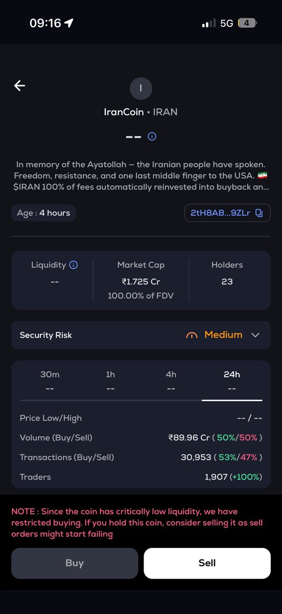 sadpapi___'s tweet photo. @CoinSwitch back at it again!
Big FRAUD!!
Can see the realised orofits but not sell them. Says try again later. 
Itll go to 0 before im able to sell it.
WHAT A SCAM
@RBI https://t.co/YvTHI3d9IL