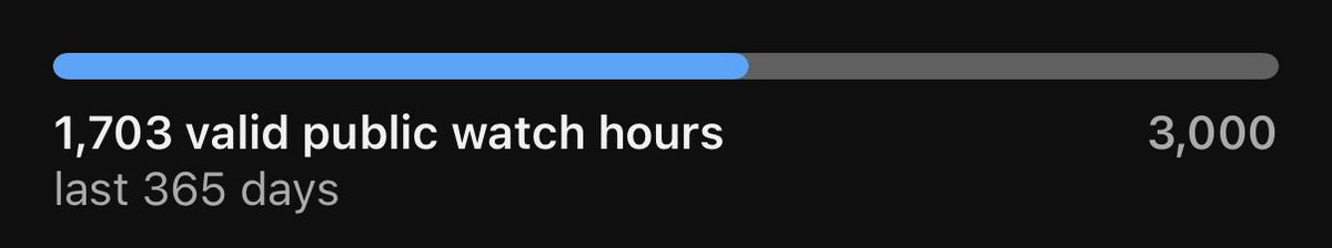 747Sooner's tweet photo. 1,700 watch hours down, 1,300 more to go until I start monetizing on YouTube! Keep it up!

Go here to subscribe: https://t.co/E1Ci1lW2Mx https://t.co/EbmyqpsFIO