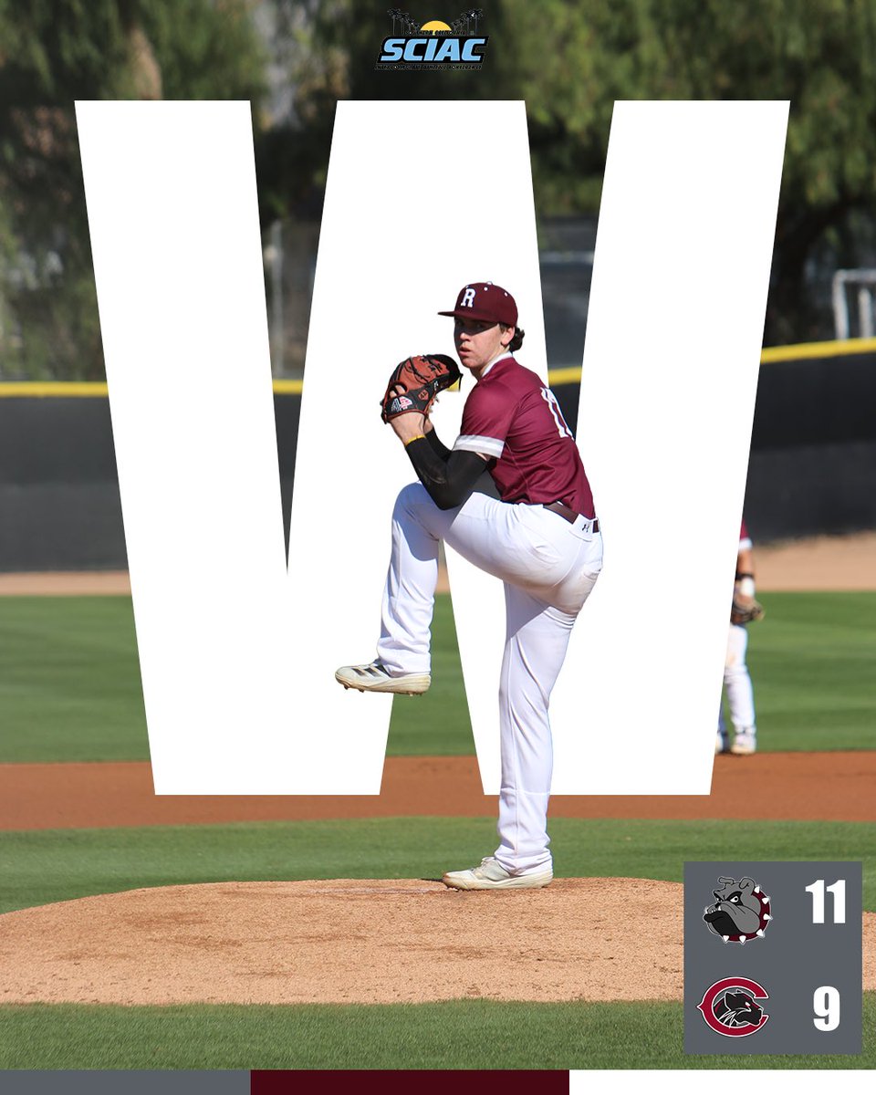 UofRBaseball's tweet photo. DOGS WIN GAME 3 !!

The bulldogs win the series vs Chapman  after winning game 1 and winning game 3 . https://t.co/iy6nWo8Bcu