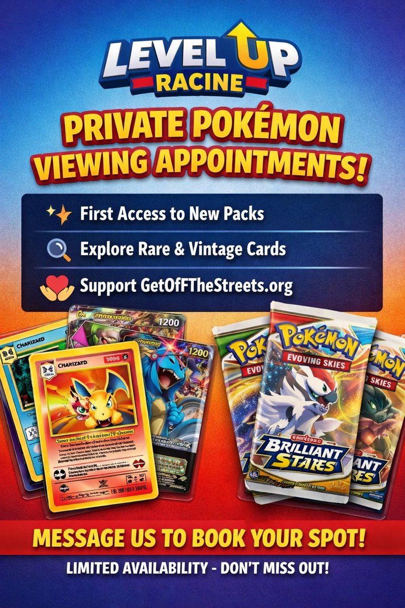 UpRacine's tweet photo. PRIVATE POKÉMON SHOPPING EXPERIENCES 

We offer private, browsing sessions where kids, moms, and real fans can take their time going through inventory without pressure.

Today, 3 individuals  sat down and went through  27 totes of Pokémon cards. https://t.co/ab6Kf1v4in
