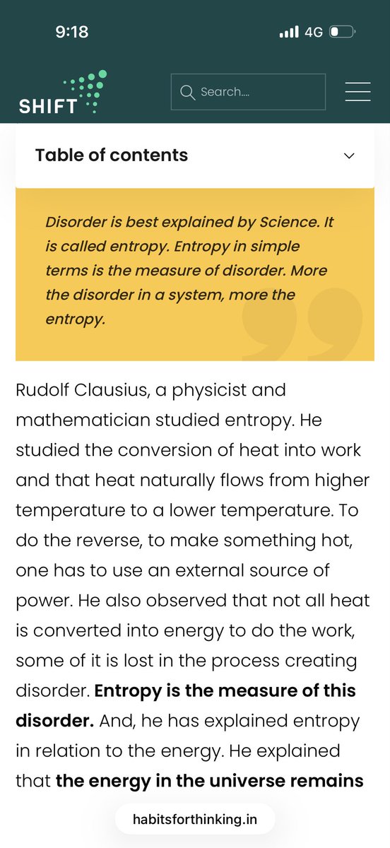 vishakhasingh's tweet photo. Thank you for sharing your thoughts. Even if AI is chaos, for some, then how do we look at the chaos? Chaos is important too- sharing a note on entropy- which is the measure of disorder. Also, just a fun fact- Netflix has designed Chaos Engineering- a proactive way to intentionally introduce failures. 

On entropy- https://t.co/zaajFl877X