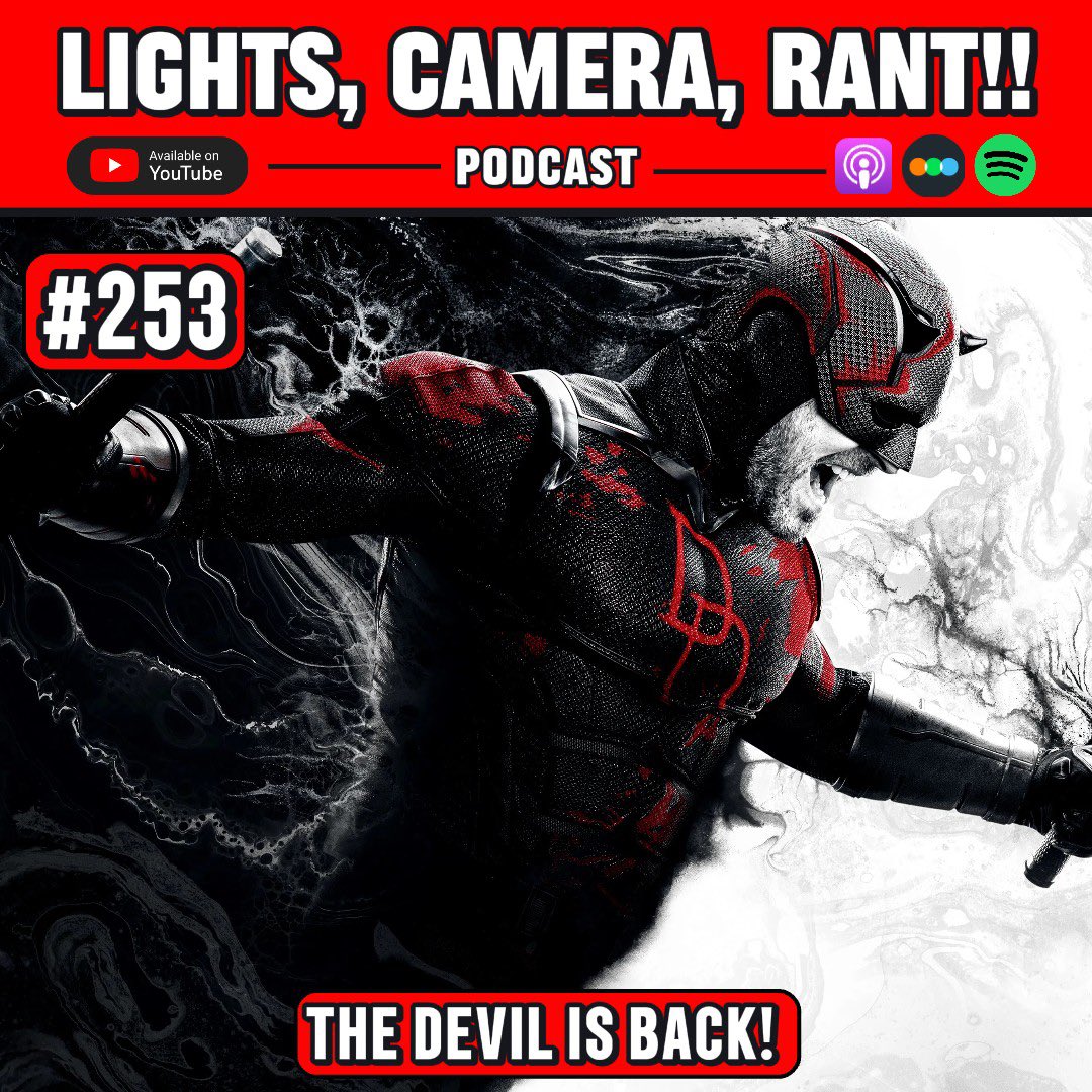LightsCameraRNT's tweet photo. New Episode Alert🚨

#253 - Harry Potter Trailer! | PS5 Price Hike | Daredevil: Born Again S2! 💥

🔥OUT NOW🔥

#newepisode #daredevil #news #reviews https://t.co/Ppf94crHOC