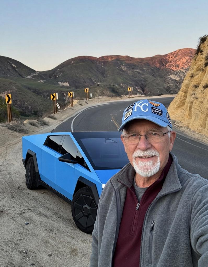 Revmikegen4's tweet photo. @QTHESTORMM I love the blue and I can envision me with this majestic transportation miracle vehicle! This would be a super amazing miracle to be one of 10 winners and be a miraculous upgrade to my 2008 Ford Edge I drive to work daily. 😀 🙏 https://t.co/2LNGWccmwE