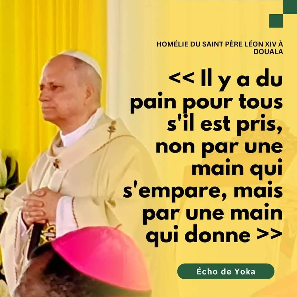 philiace's tweet image. Espérons qu'après la visite du pape Léon XIV au Cameroun🇨🇲, cet événement reste et demeure un moment fort d'unité, de foi et d'espérance pour un peuple qui a du mal à se structurer après presque un demi-siècle du régime en place. 
#Cameroun #Paix #Foi