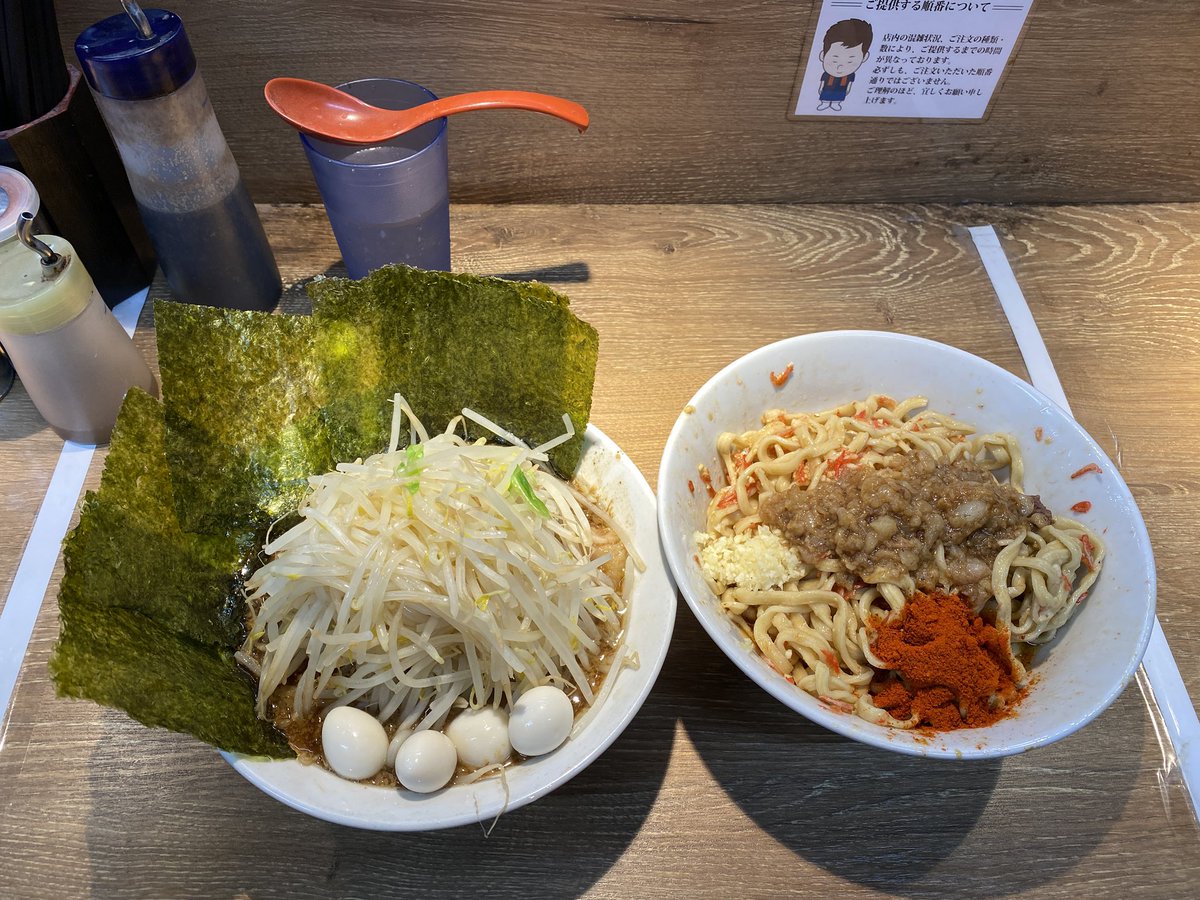 blue7z's tweet photo. （4/18）自家製麺 浜一
海老【風】ハマン350g

LO間際だったため海老【風】に😆
【風】だけど、小海老混じりの麺を食べた時
仄かに海老の風味がして美味しいかった👍
麺そのまま良し！つけ汁つけて良し！
美味しかったです😋ごちそうさまでした🙇‍♂️ https://t.co/9RE2Pjivpv