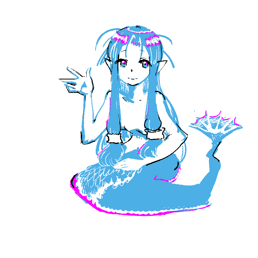 思ったよりレイヤーセット単色のイラスト作りにちょうどいいかもしらん。クリスタ始めて10年目にしてようやく絵作りの形が決まりそうだ。ラクガキのテンションで30～60分で固まるのいいな。