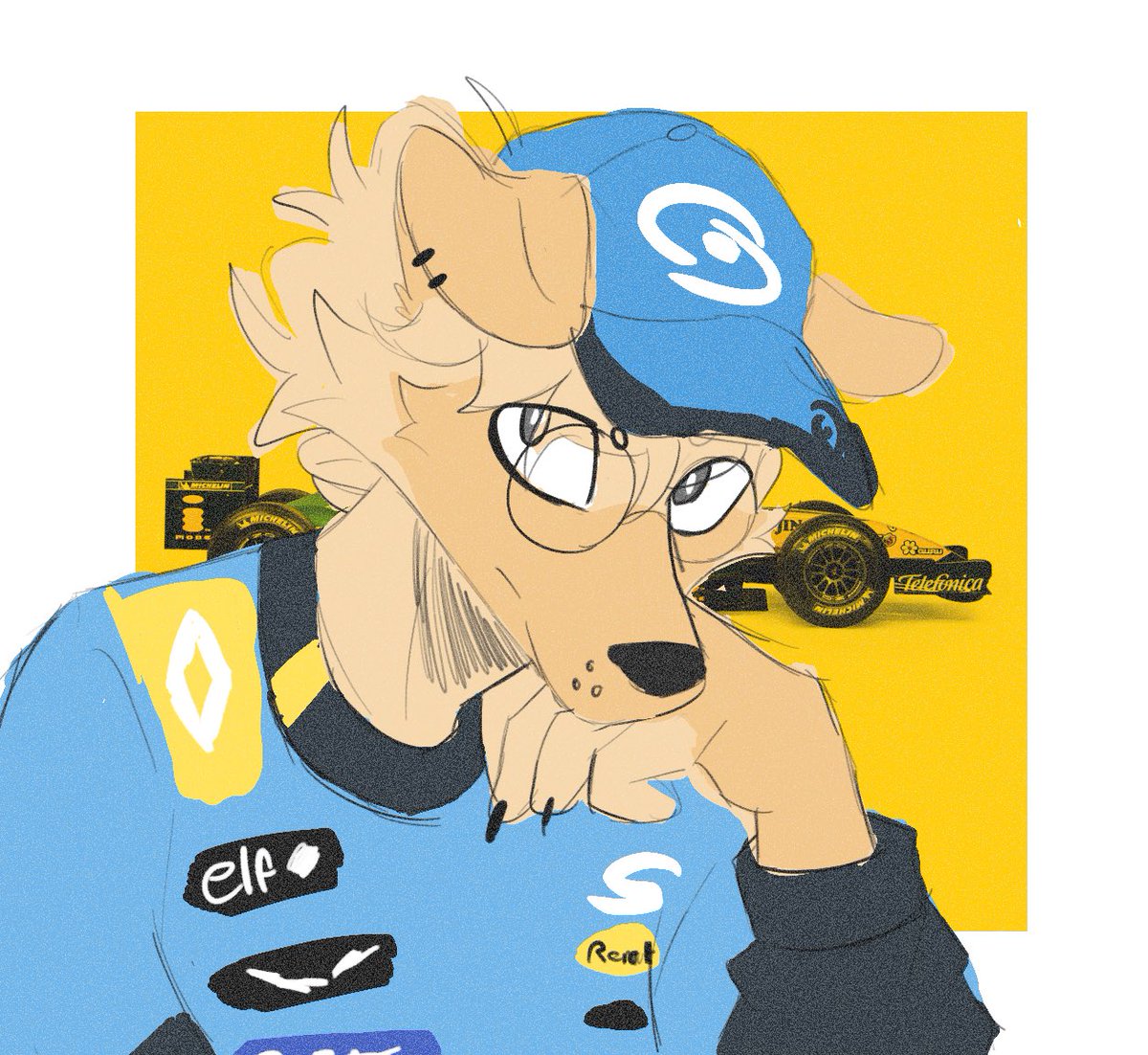 alicornzz's tweet photo. 2005 Champ 
gift for @Mhorphy2 
#Furry #furryart #f1twt #f1 https://t.co/h9SEBvmX1Z