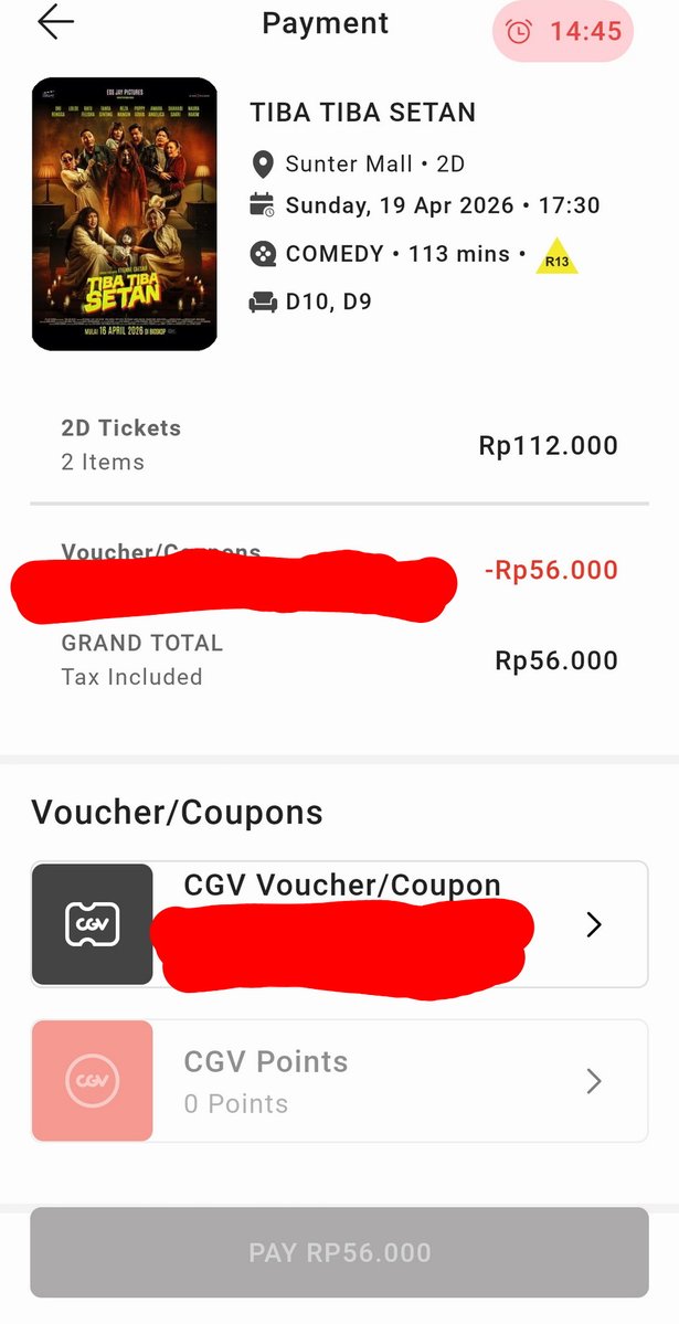 Delvssss - avail b1g1 tiket xxi cine cgv ke wa tweet media