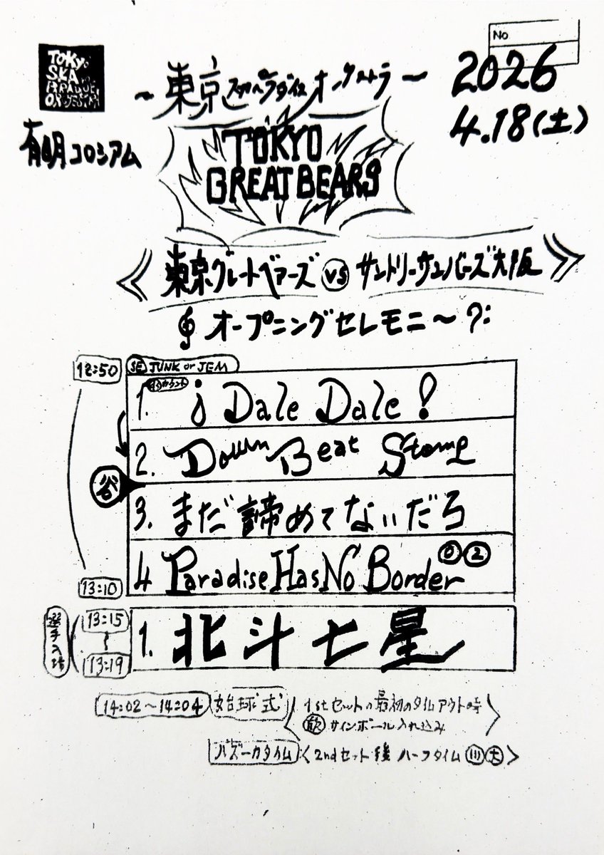 TOKYO SKA PARADISE ORCHESTRA🎺 tweet media