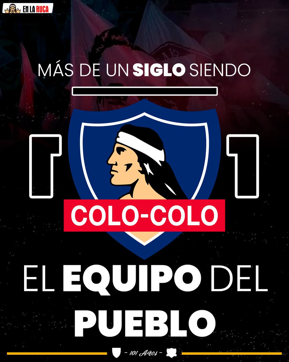 enlarucacl's tweet image. ⭐️ FELICES 101 AÑOS AL FENÓMENO SOCIAL Y DEPORTIVO MÁS GRANDE DEL PAÍS ⭐️ #VamosColoColo