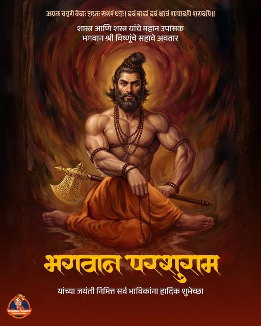SAMS40308903's tweet photo. ज्यांनी अधर्माचा नाश करून धर्माची स्थापना केली आणि आपल्या तपोबलाने समाजाला नवी दिशा दिली अशा भगवान परशुरामांच्या स्मृतीस कोटी कोटी नमन🚩🙏💫🌸
#BhagwanParshuram
#Tyagi
#DevendraFadnavis
#TeamDevendra
@Dev_Fadnavis https://t.co/EGMMZPT4ez