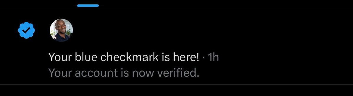 And finally… my marks here…

I’m glad to be a part of the blue ticks…

Uhm… I can’t wait to make the best of this…

Behold… 😅