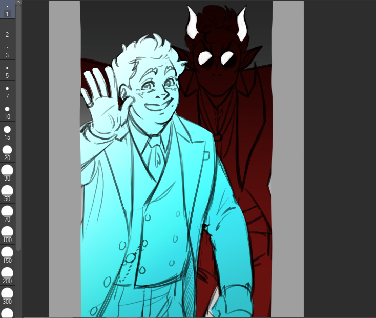 mama... a demon behind you... #goodomens3