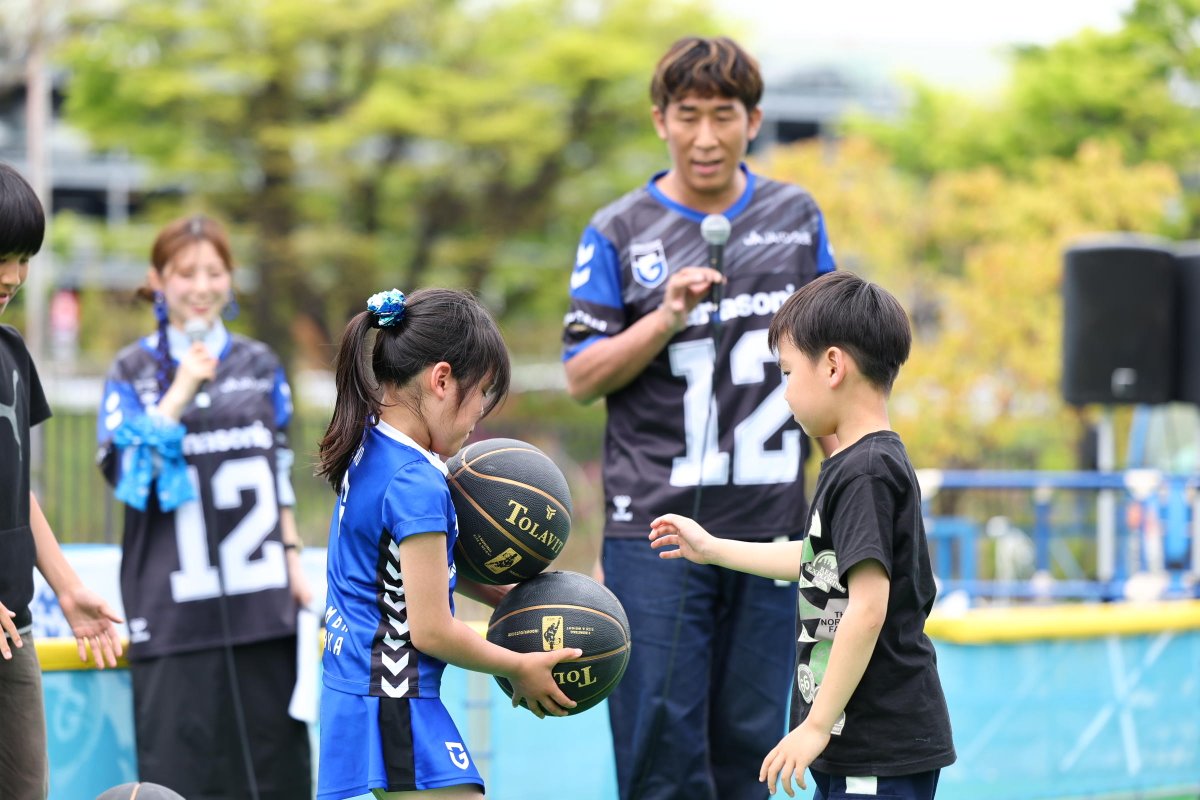 本日、4/19(日) 岡山戦🏀🏐⚾️🏈 「GAMBA MULTI SPORTS DAY 2026