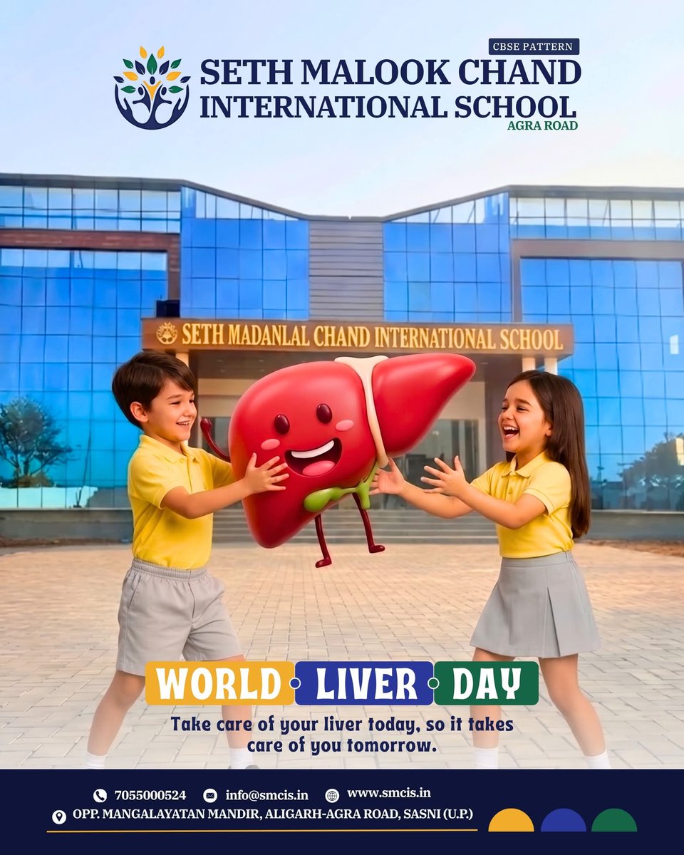 smcisaligarh's tweet image. Stay fit, eat right, and protect your liver. 💚
 #WorldLiverDay #EatClean #StayFit #HealthyChoices #smcis