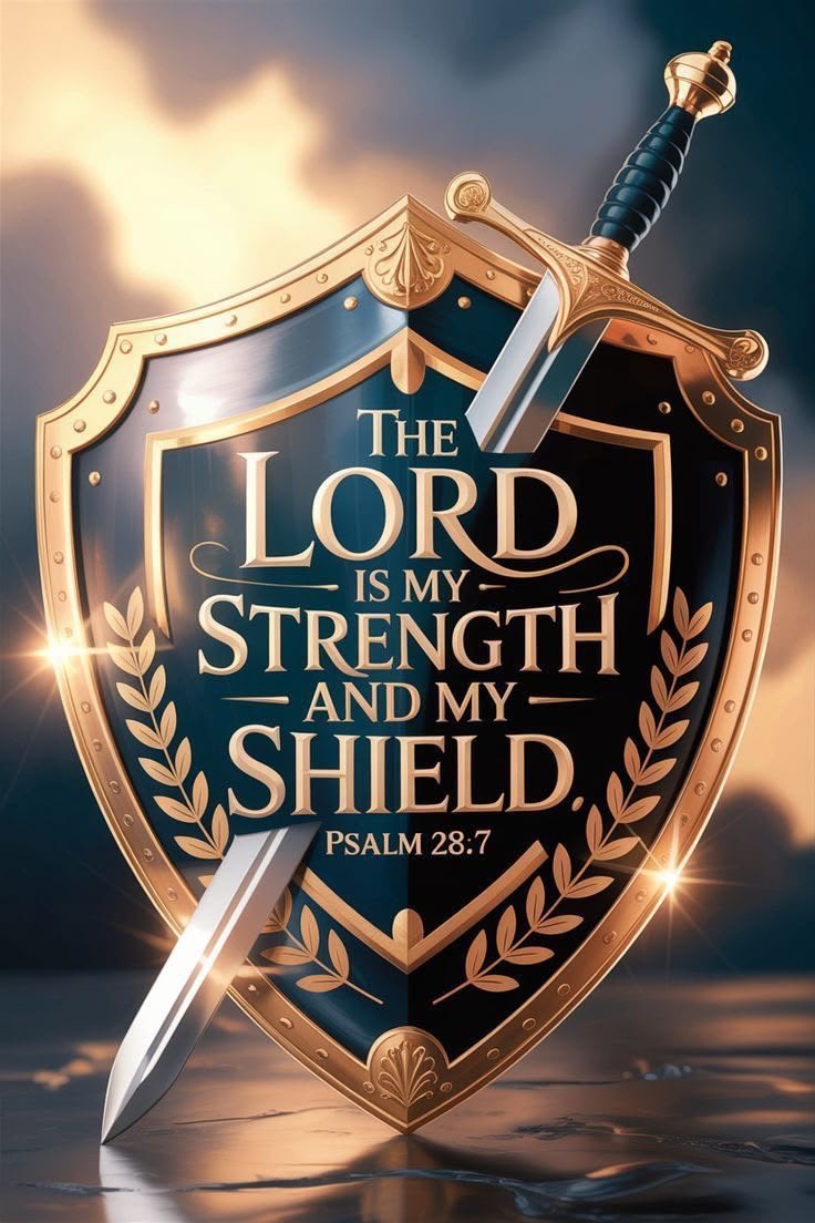 sandim673's tweet photo. The LORD is my strength and my shield; my heart trusts in him, and he helps me. My heart leaps for joy, and with my song I praise him.

~Psalm 28:7 https://t.co/6U1e0kGPDo