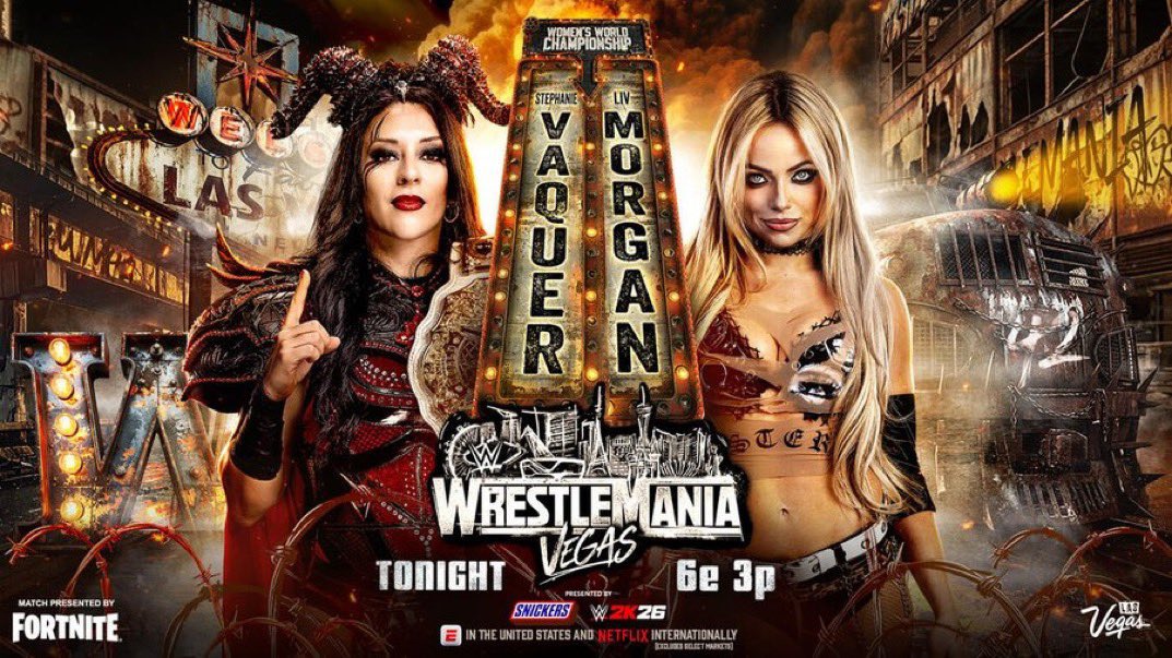 IIconicsFlair's tweet photo. Women are carrying your views, your storylines, and your merch sales—and you still can’t give them proper time? After Stephanie McMahon just headlined the Hall of Fame too? Are we going backwards or what? Do better.  Even with two nights! 

#Wrestlemania https://t.co/yk4UZ80meW
