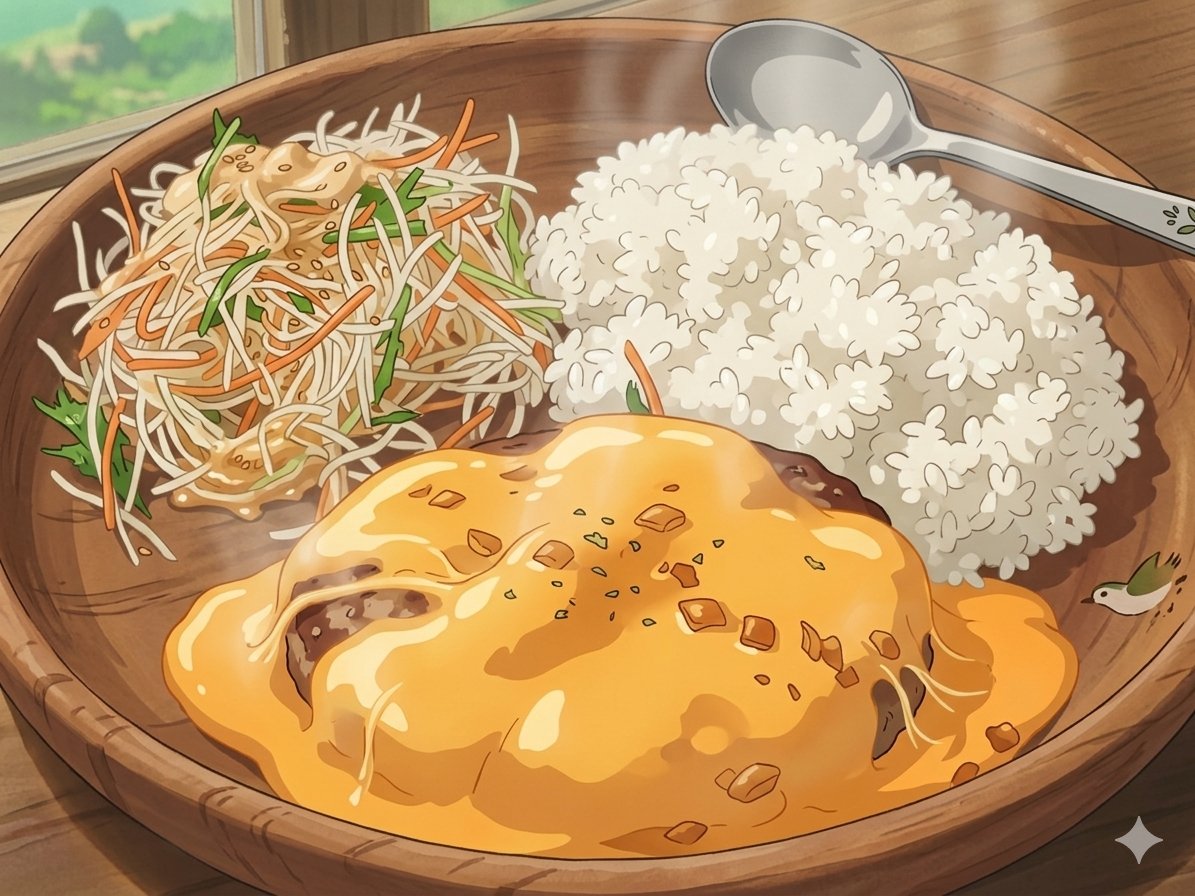 ミニトマトだけ食べたけど、今日のお昼はびっくりドンキー。