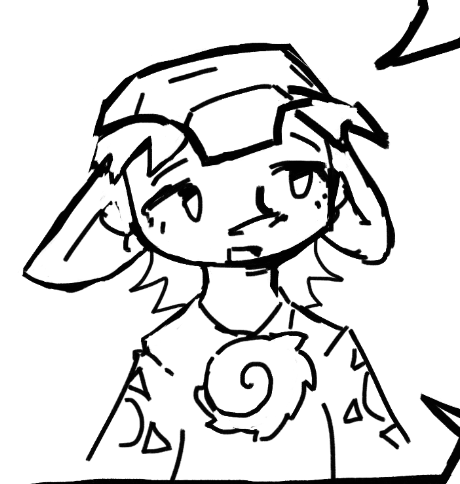 I felt like this panel of Poctli looked kind of moomin-y so I added an extra line to her nose to show what I meant.
I kinda like it, I might start drawing the vestils like this.
Beasties! #3 coming Soon™️