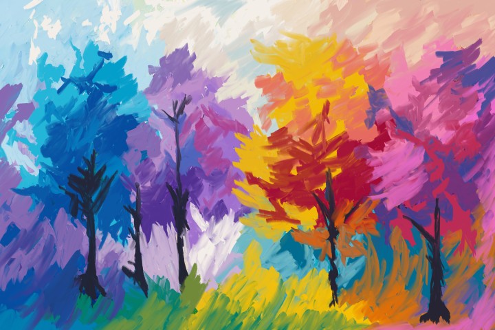 pjgordon_art's tweet image. Forest Lullaby is a vibrant digital oil painting print featuring colourful autumn trees in impressionistic style. 
#abstractart #wallart #watercolor #digitalart #digitaldownload #artcollectors #interiordesign #homedecor #digitalwatercolor #phillipjgordon #artprint