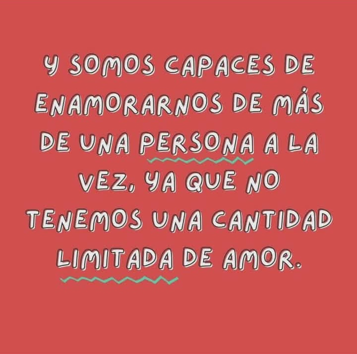 Poliamor_MX's tweet photo. «Normalicemos el enamorarnos de más de una persona a la vez».
Contenido de @pauladelgado_. https://t.co/59nJHwXuVb