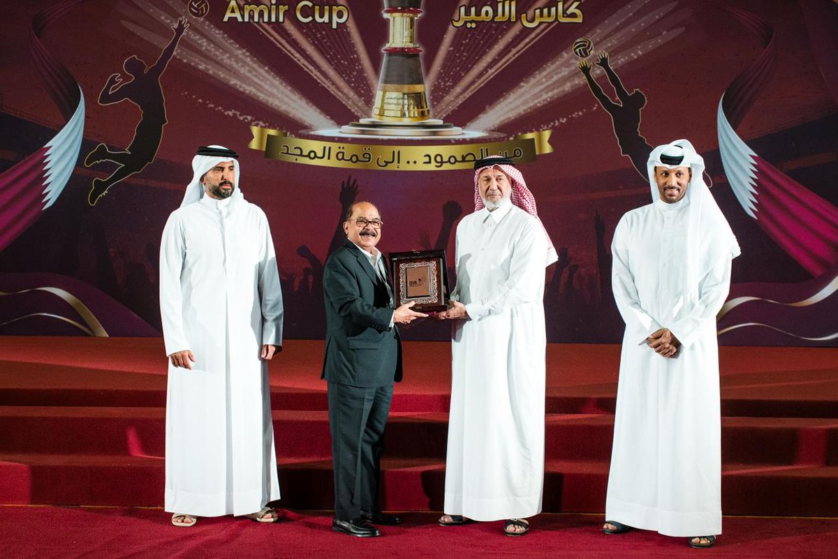 ChirayatVRappai's tweet photo. Oscar, powered by Jumbo Electronics, was honored by the Qatar Volleyball Association for its participation in the Amir Cup Volleyball matches.
#QVA #sports #Qatar https://t.co/aKgNICuM7b