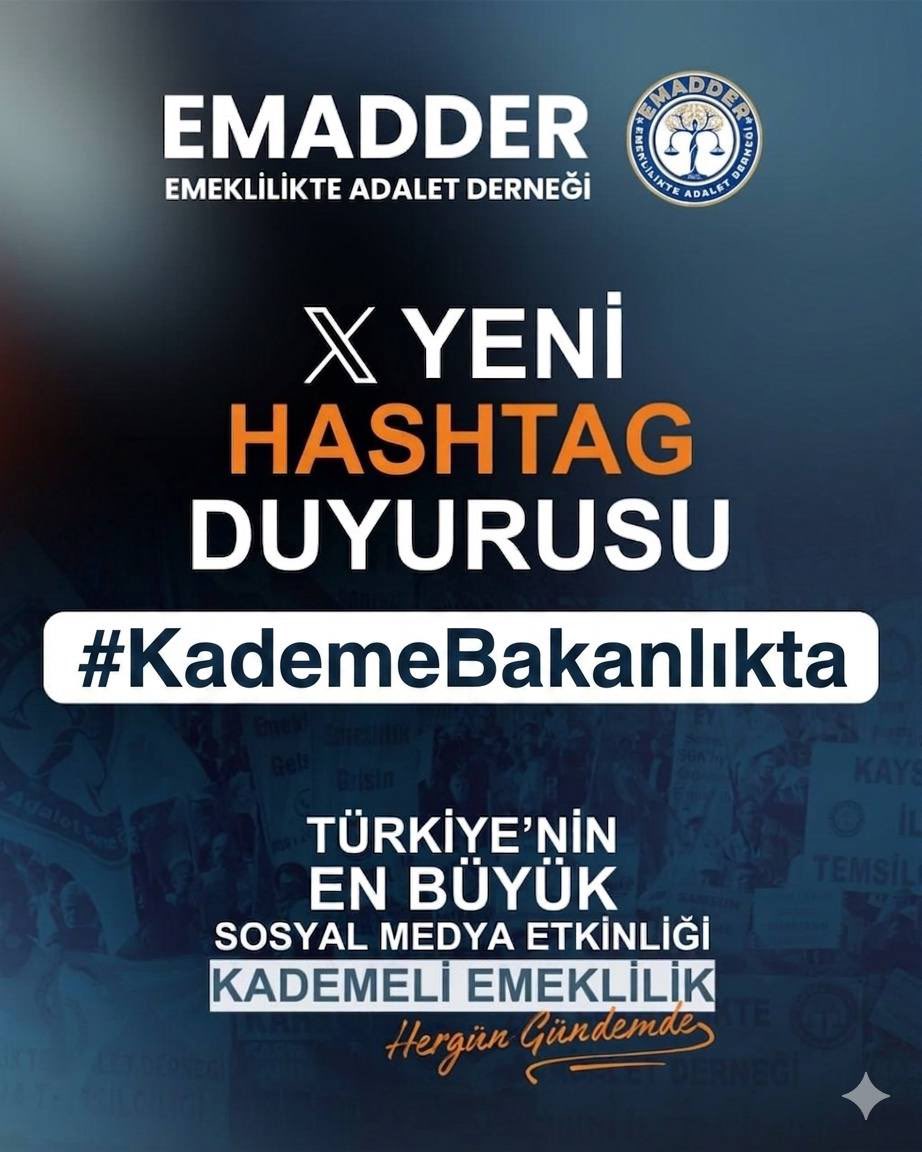 EMEKLİLİKTE ADALET DERNEĞİ ⚖️ tweet media