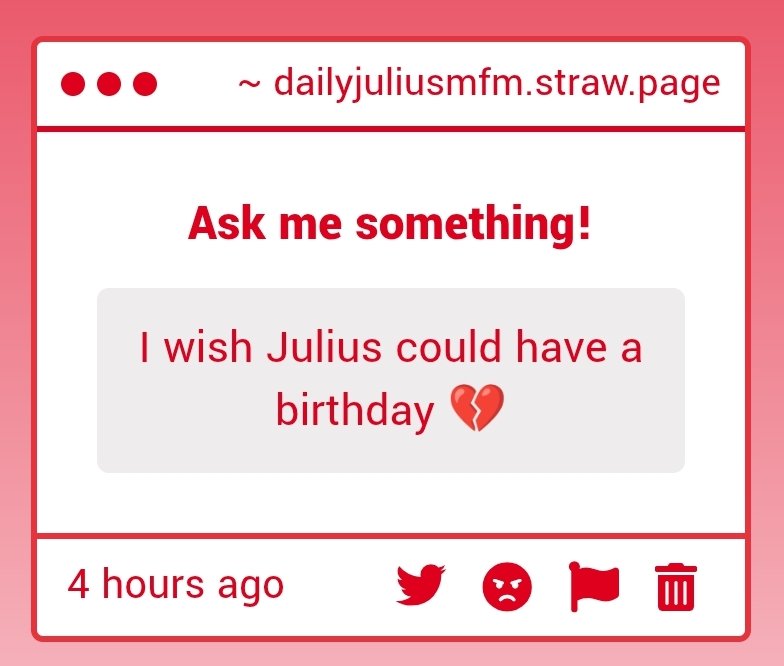 JuliusDaily_MFM's tweet photo. I've always seen it as April 1st, same as Selever's. But recently saw someone say it was April 4th. I'm sticking with April 1st, but I feel it's based on preference what you see it as, whether you choose one or not https://t.co/e3NxfN0lWG