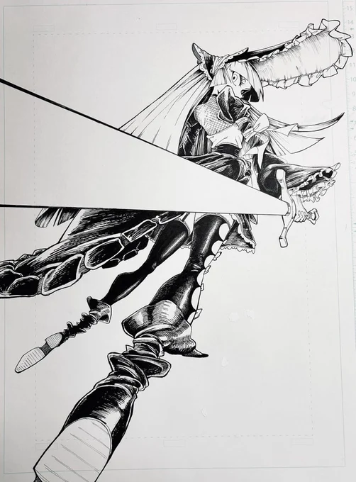 こちら少年ジャンプ+U23にて奨励賞受賞させていただきました。ありがとうございます。
最近投稿した絵の子ですね。
本当は発表後にこの絵も投稿するつもりだったけど我慢できなんだ 