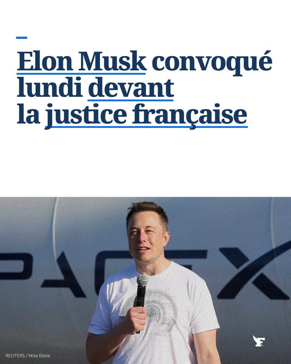 Le_Figaro's tweet image. Une convocation dans le cadre de l’investigation sur le réseau X.→l.lefigaro.fr/TT8Q