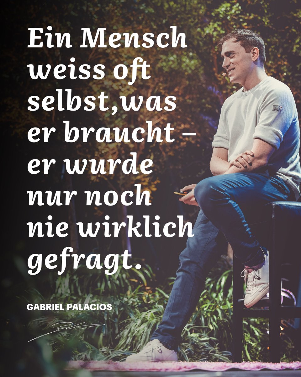 autor_palacios's tweet image. «Ein Mensch weiss oft selbst, was er braucht – er wurde nur noch nie wirklich gefragt.»

Das ist vielleicht einer der wichtigsten Sätze in der therapeutischen Arbeit.

#hypnose #hypnosetherapie #coaching #coachingdeutsch #persönlichkeitsentwicklung #unterbewusstsein #therapeut