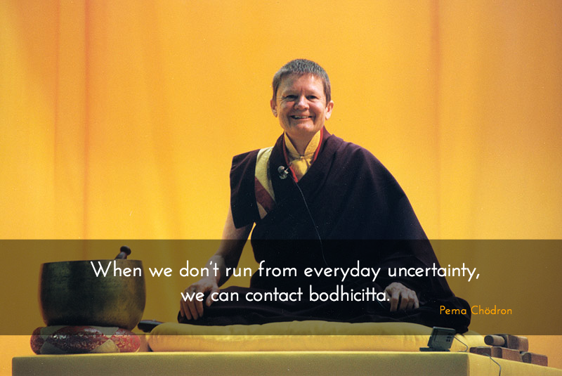 JDharmaQuotes's tweet image. Everyday uncertainty ~ Pema Chödron
justdharma.org/everyday-uncer…

#PemaChödron #bodhicitta #uncertainty
