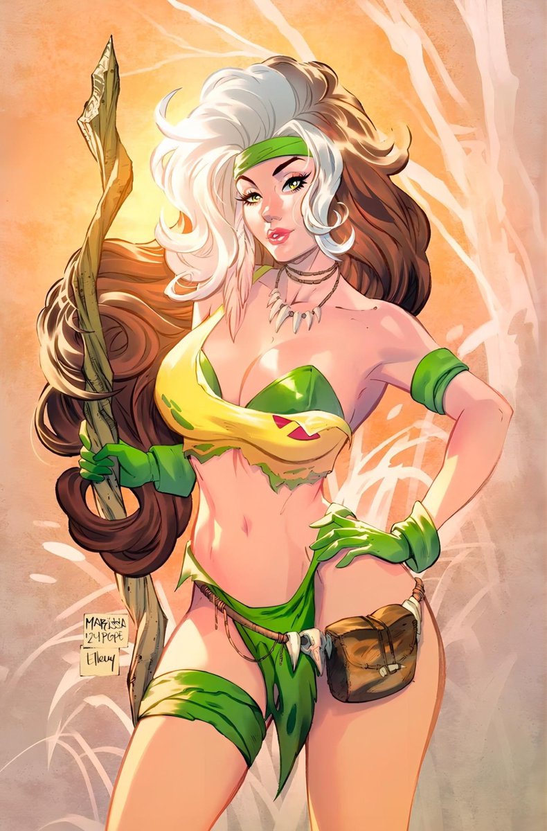 ComicCrusaders's tweet image. Rogue by Marissa Pope #comics #comicart #comicbookart #art